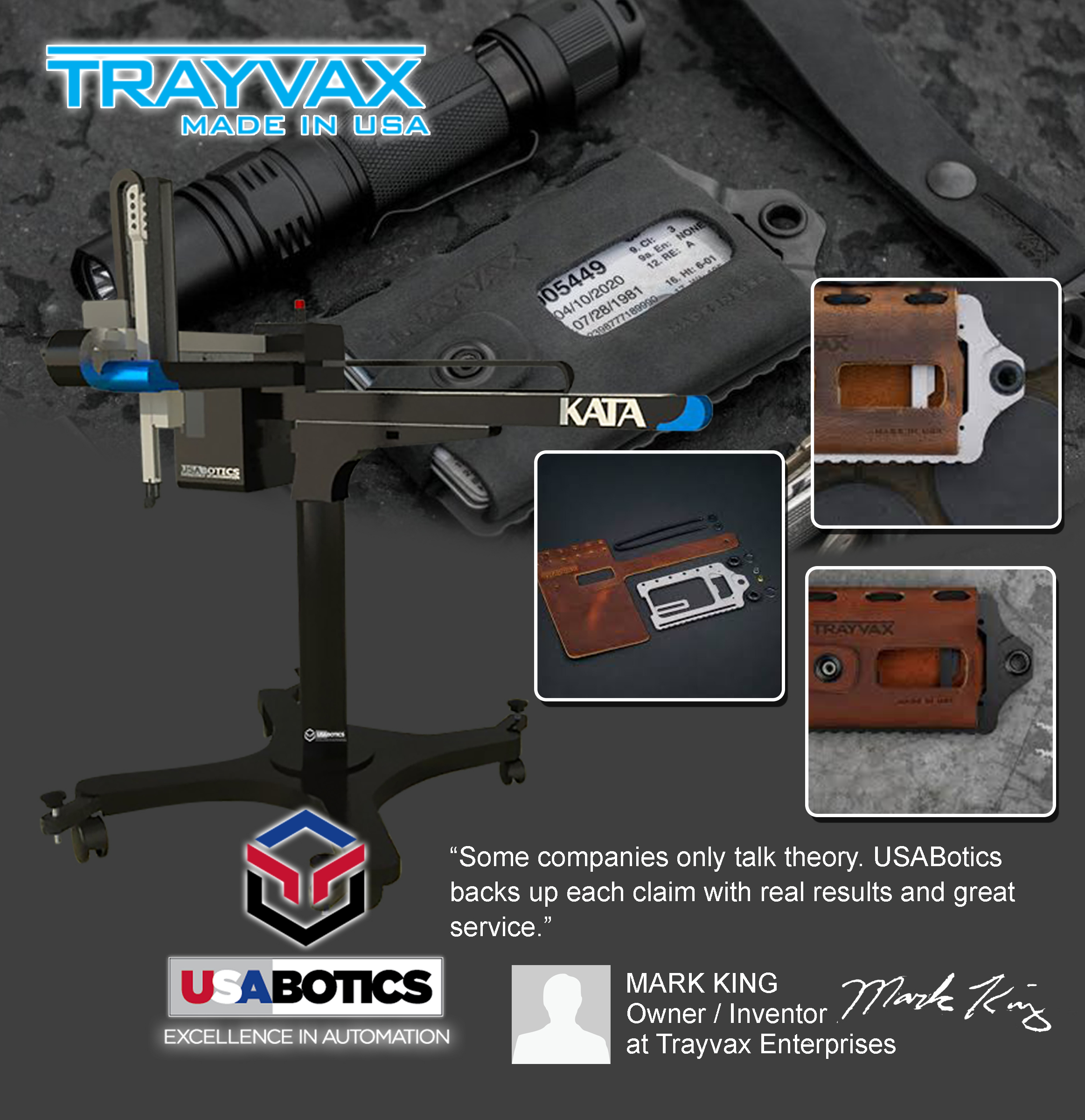trayvax-injection-molding-robot
